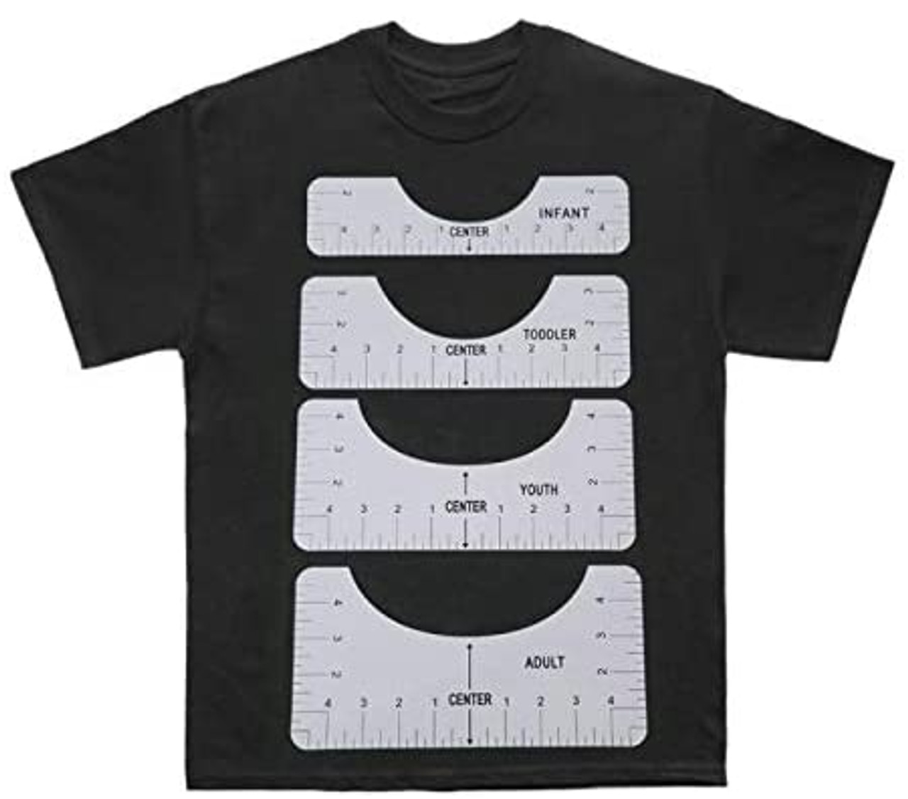 T-Shirt Ruler Guide Vinyl T-Shirt Sublimation Designs On T-shirt Vinyl  Ruler Guide Size Chart - GSM Florida Group, Corp.